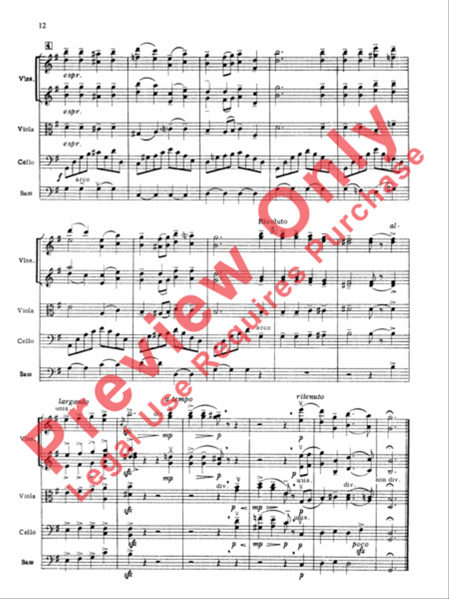 Suite of Carols String Orchestra scores gallery preview page 13