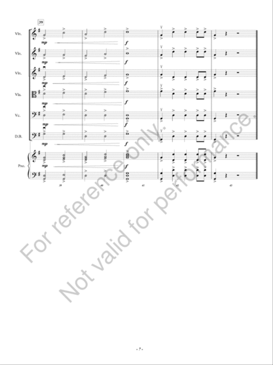 Heroes And Glory String Orchestra scores gallery preview page 7