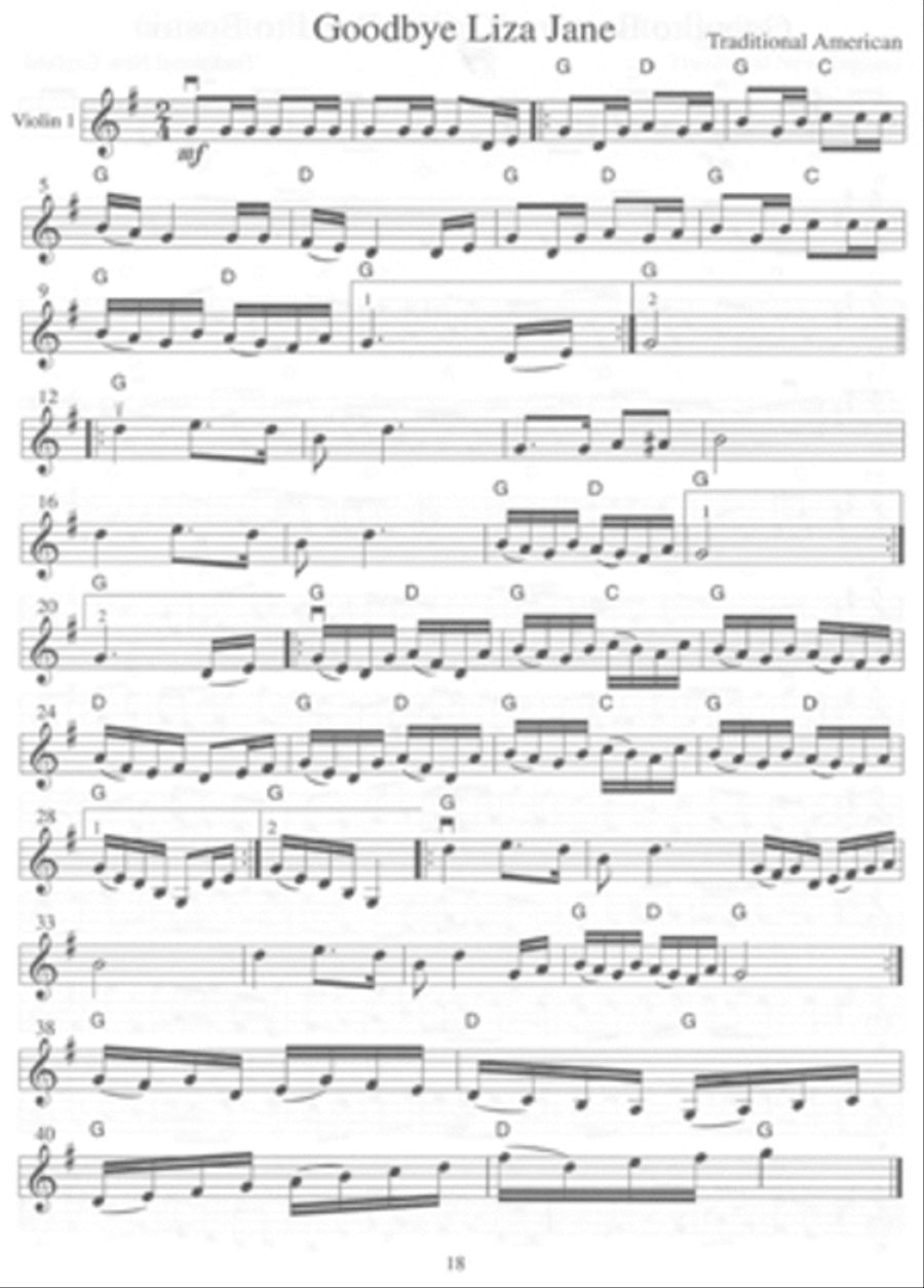 American Fiddle Tunes for Solo and Ensemble - Violin 1&2 Violin scores gallery preview page 2