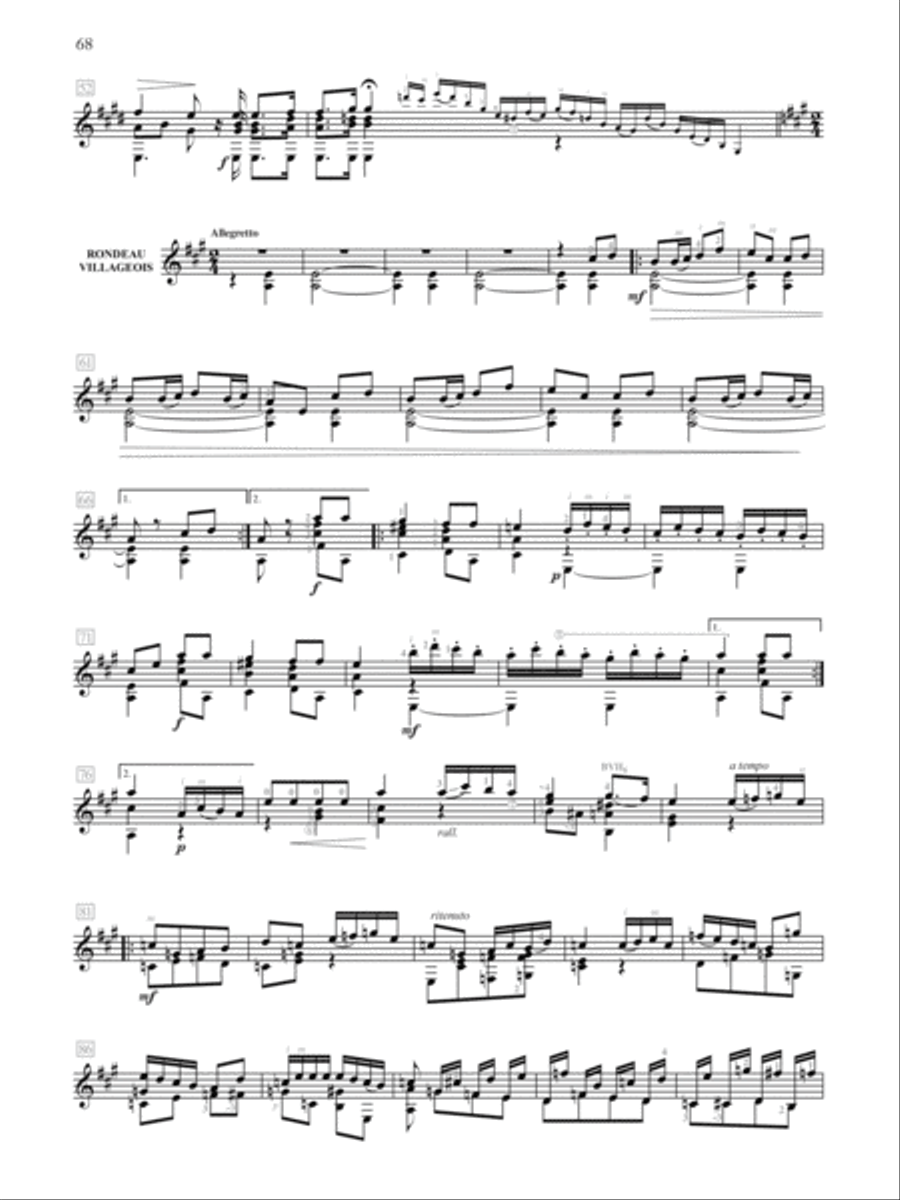 Coste -- Selected Works for Guitar Acoustic Guitar scores gallery preview page 6