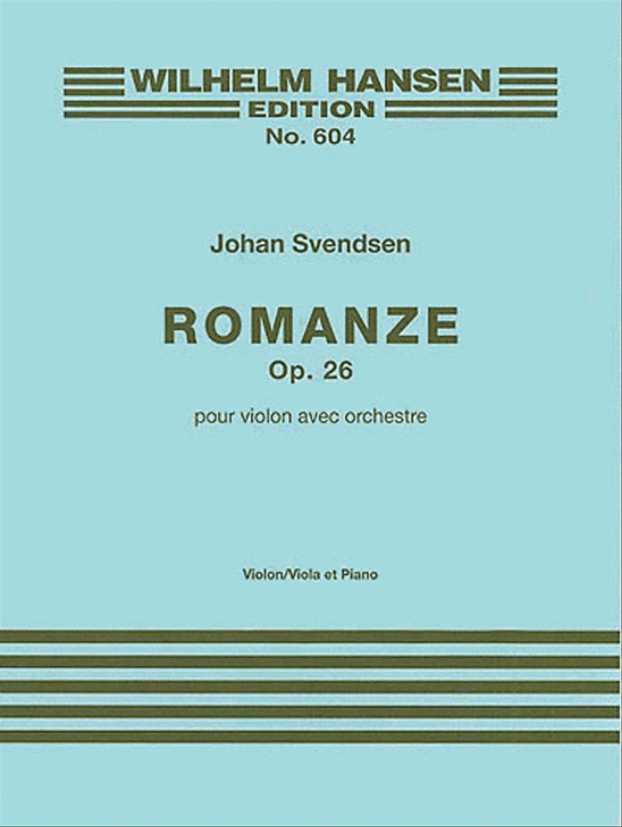 Romance, Op. 26 Orchestra scores gallery preview page 1