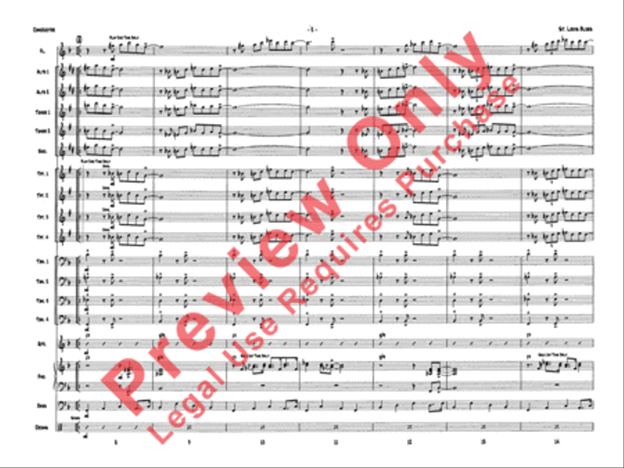 St. Louis Blues Jazz Ensemble scores gallery preview page 5
