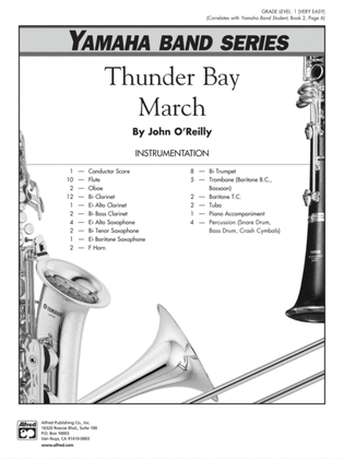 Thunder Bay March: Score