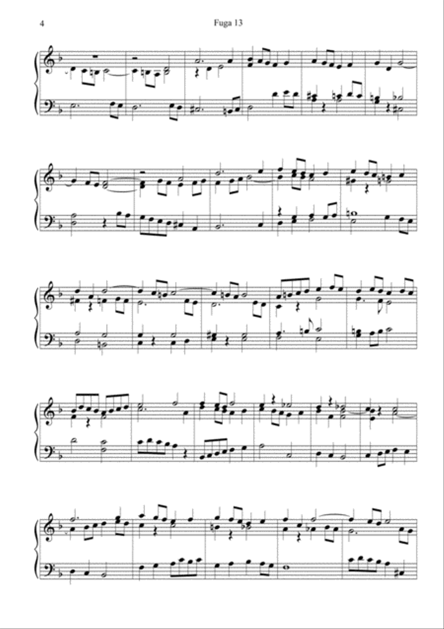 FUGA 13 - for solo Organ Organ Solo scores gallery preview page 4
