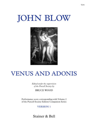 Book cover for Venus & Adonis. Version 1