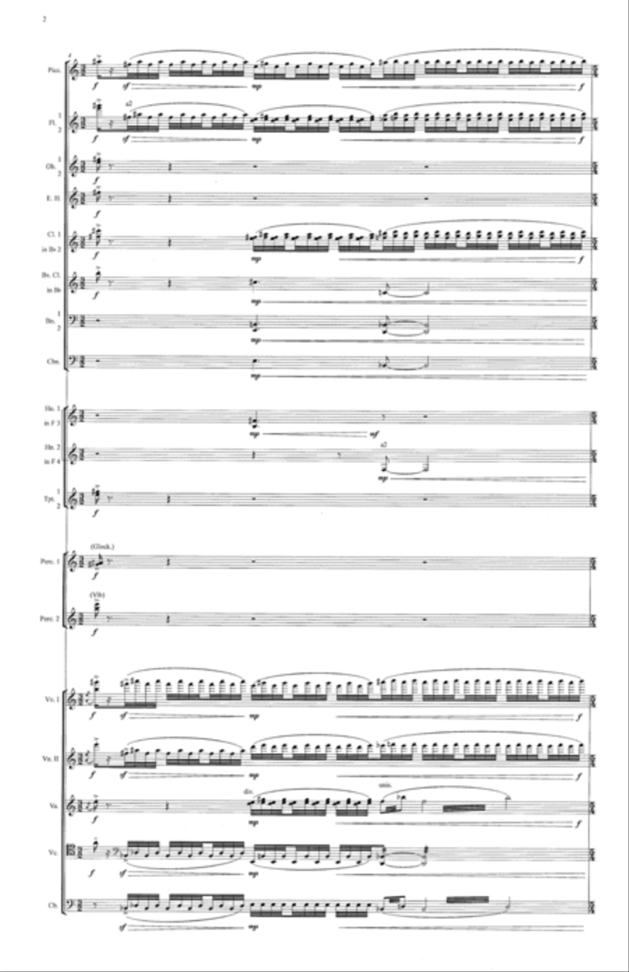 [Karchin] Chesapeake Festival Overture Full Orchestra scores gallery preview page 6