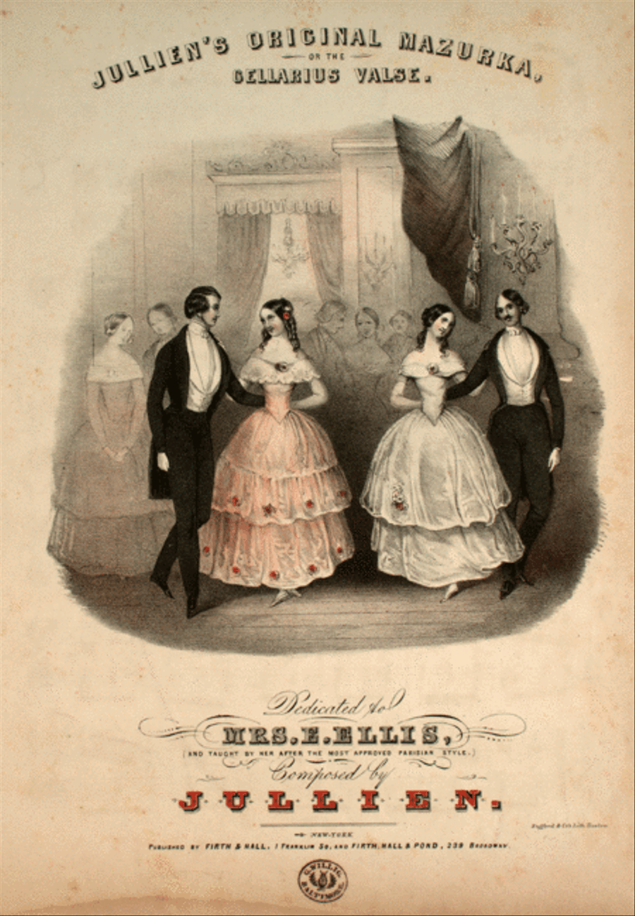 Jullien's Original Mazurka, or The Cellarius Valse Piano Solo scores gallery preview page 1
