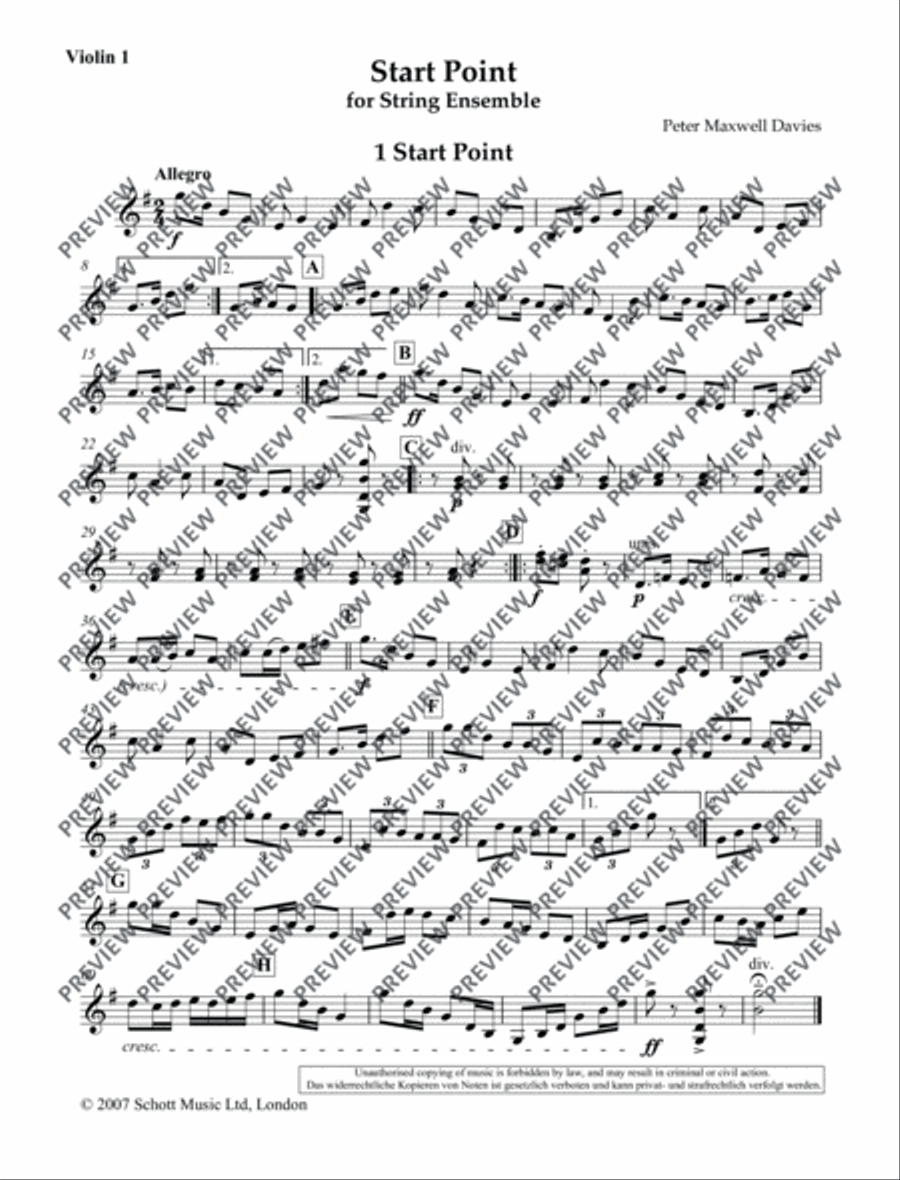 Start Point Violin scores gallery preview page 2