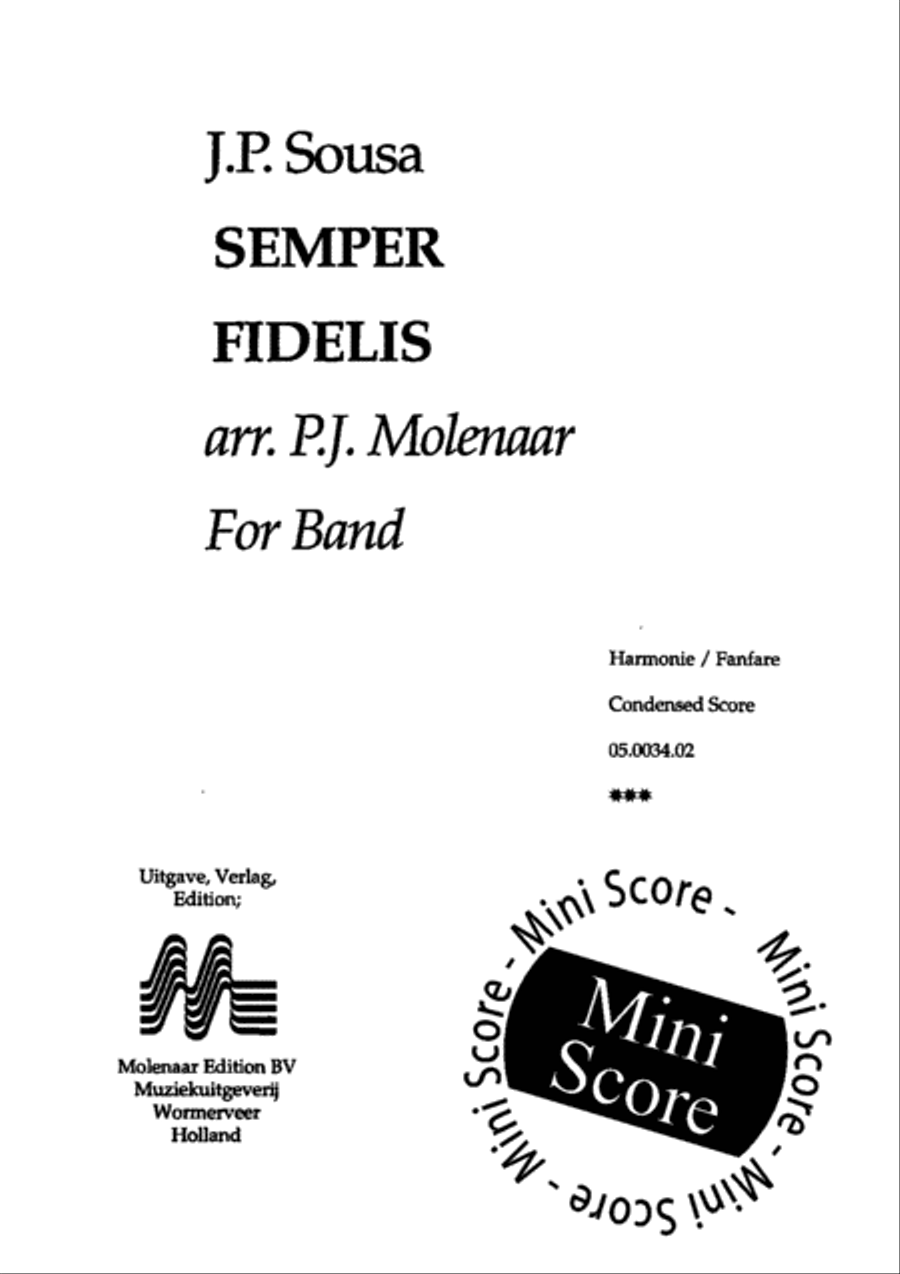 Semper Fidelis Semper Fidelis Concert Band scores gallery preview page 3