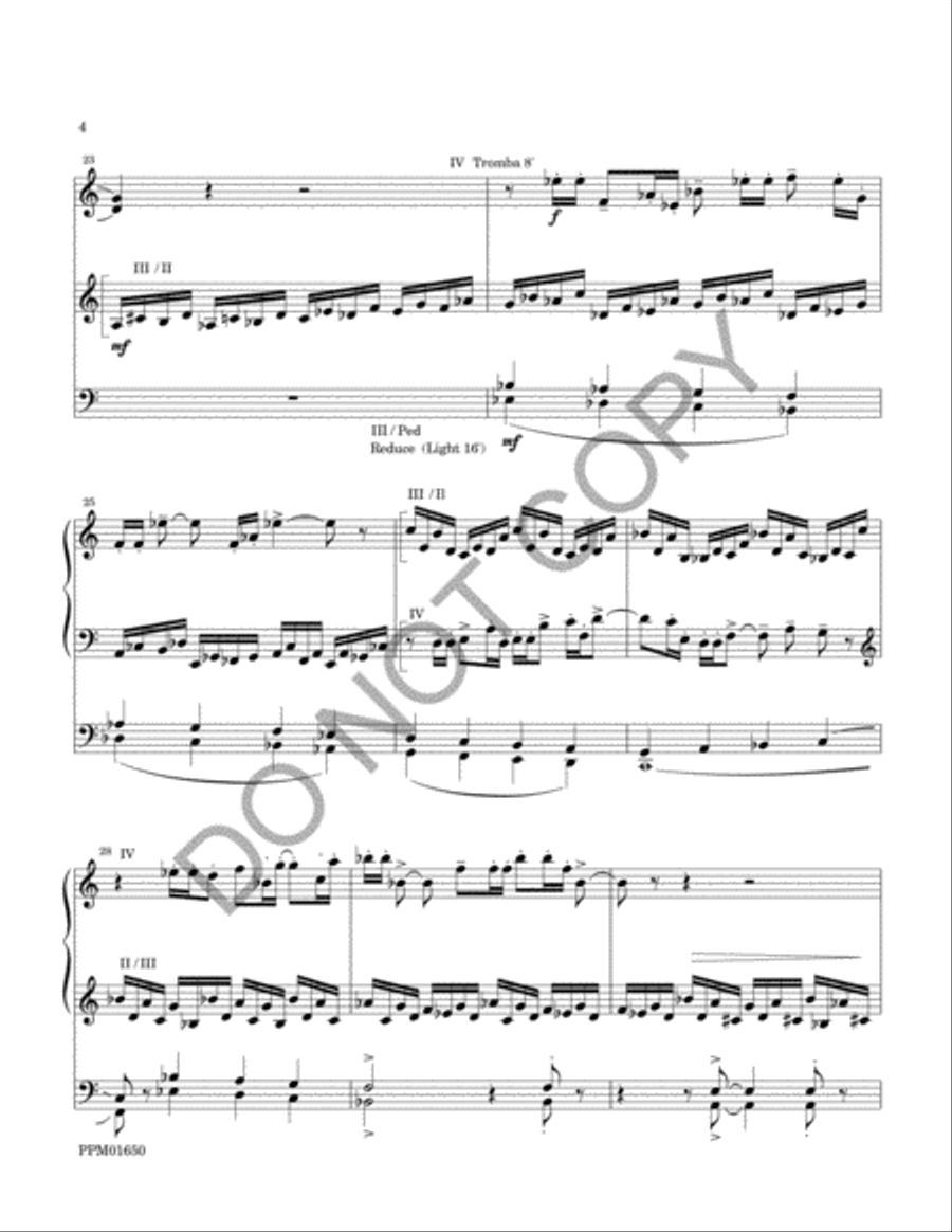 A Laredo FanfareÂ  Organ Solo scores gallery preview page 7