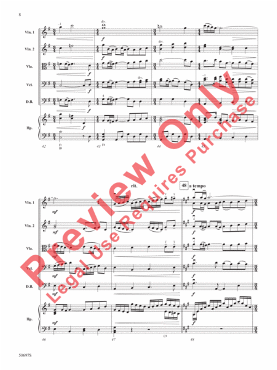 The Wexford Carol String Orchestra scores gallery preview page 9