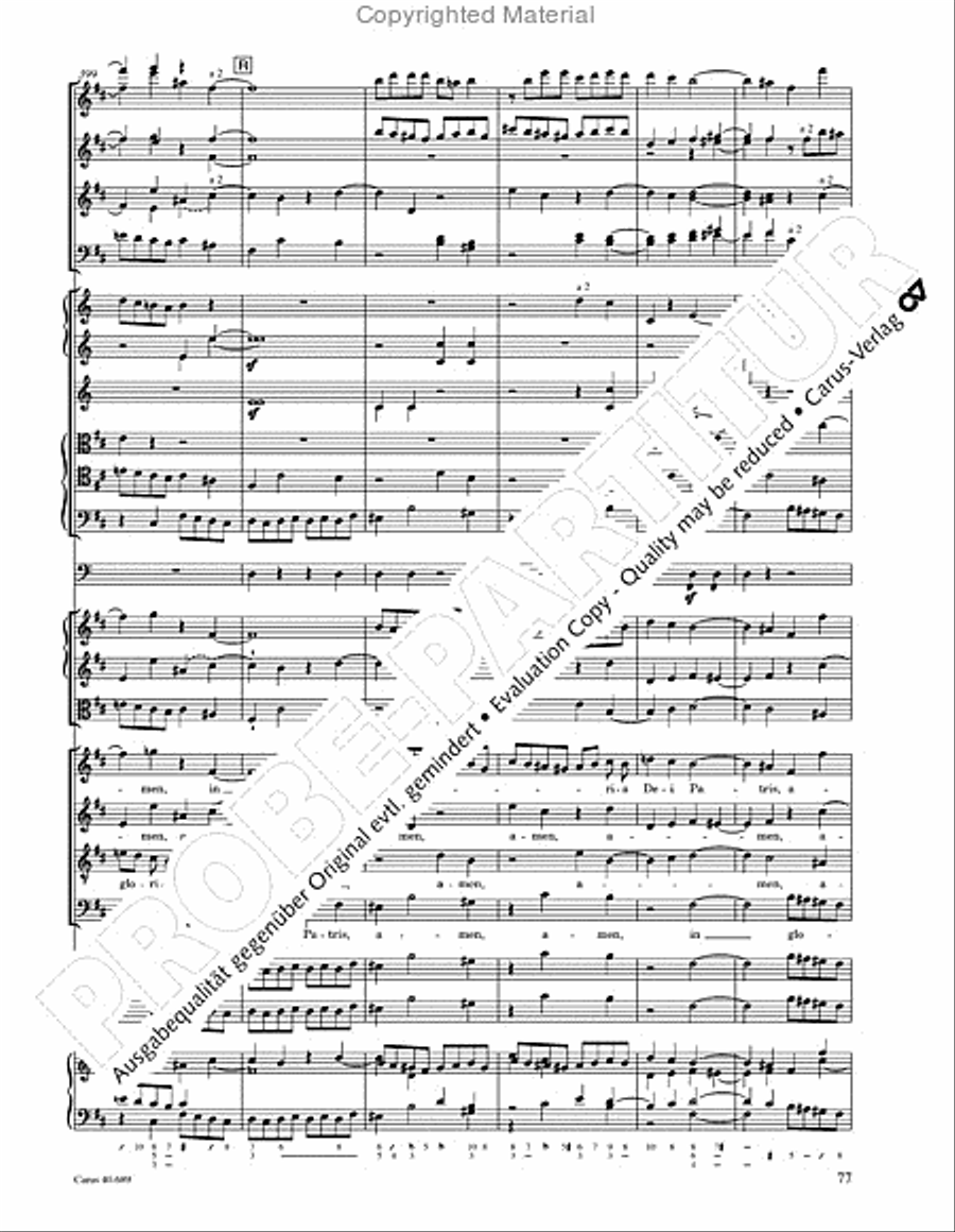 Missa solemnis Missa solemnis 4-Part scores gallery preview page 93
