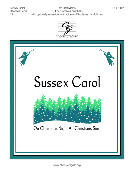 Sussex Carol - Handbell Score image number null