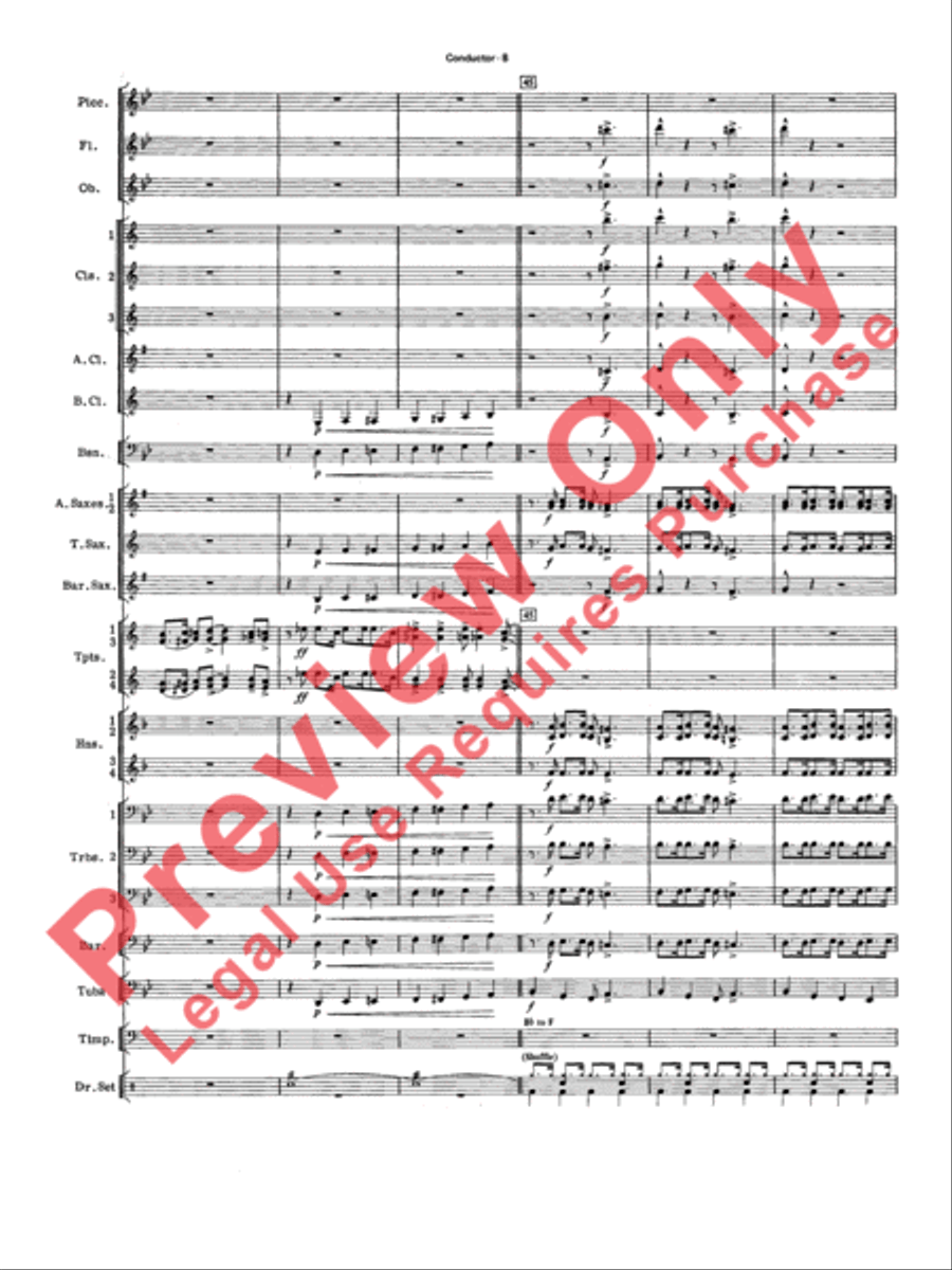 Four of a Kind Four of a Kind Concert Band scores gallery preview page 11