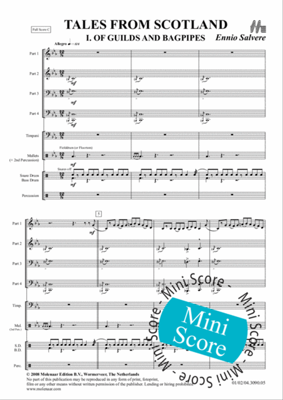Tales from Scotland Brass Ensemble scores gallery preview page 5