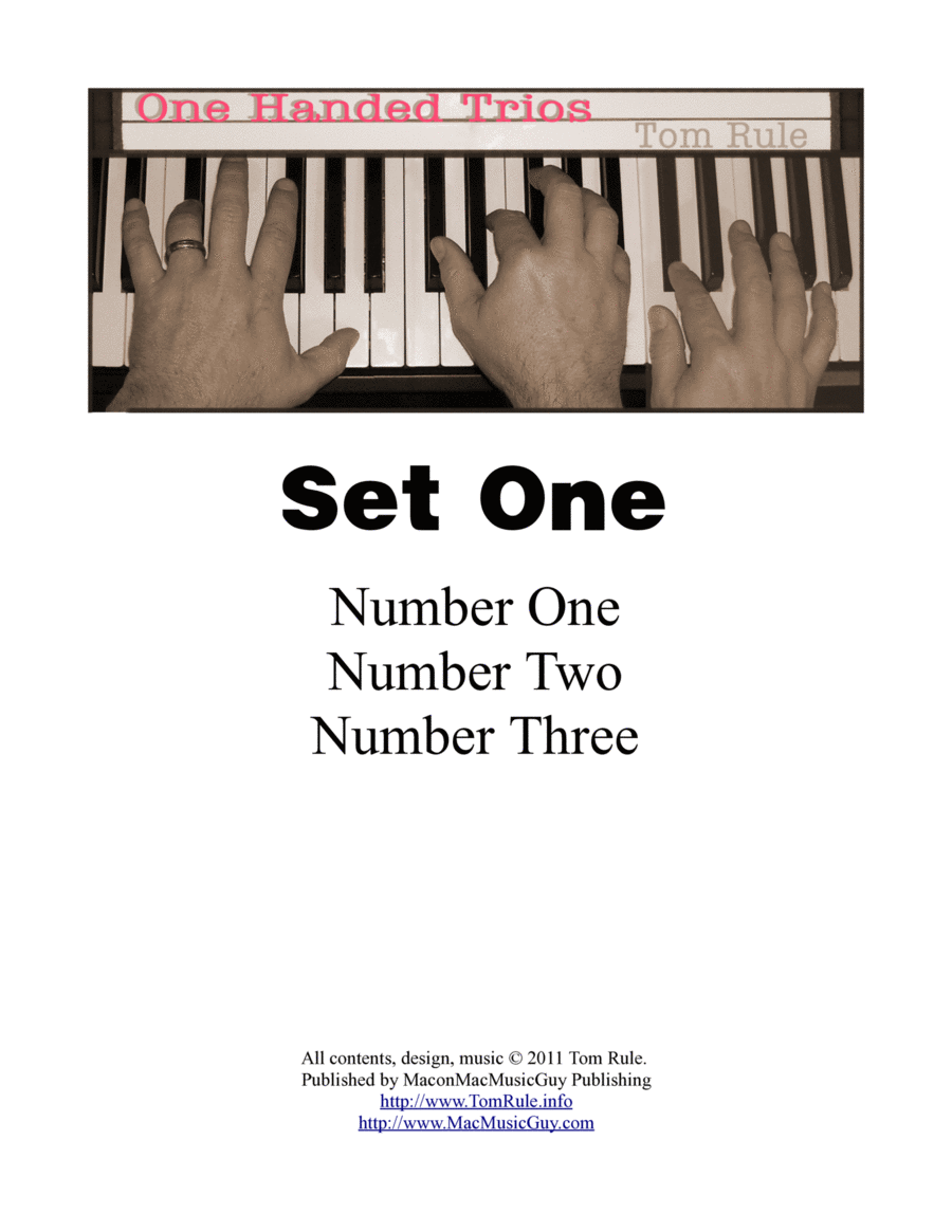 One Handed Trios - Set One image number null