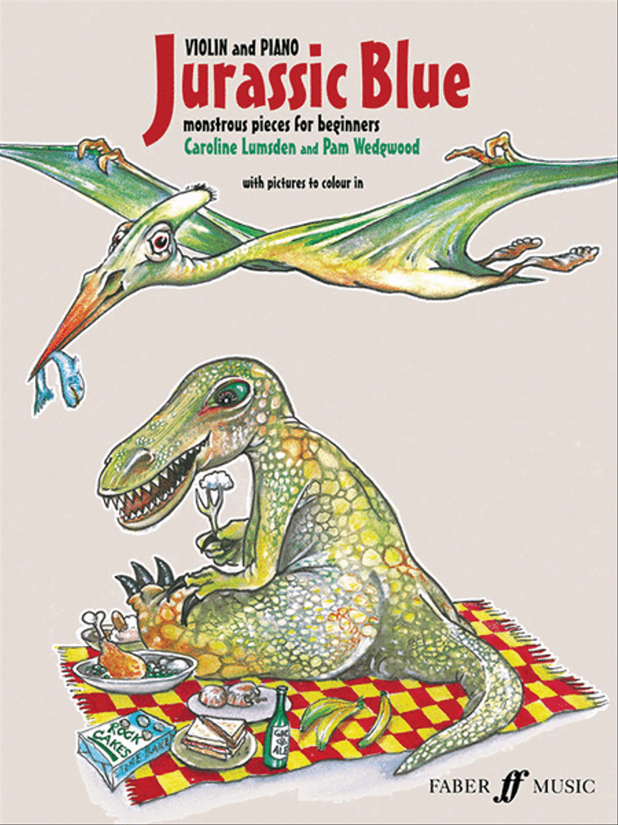 Jurassic Blue for Violin by Pam Wedgwood Violin Solo - Sheet Music
