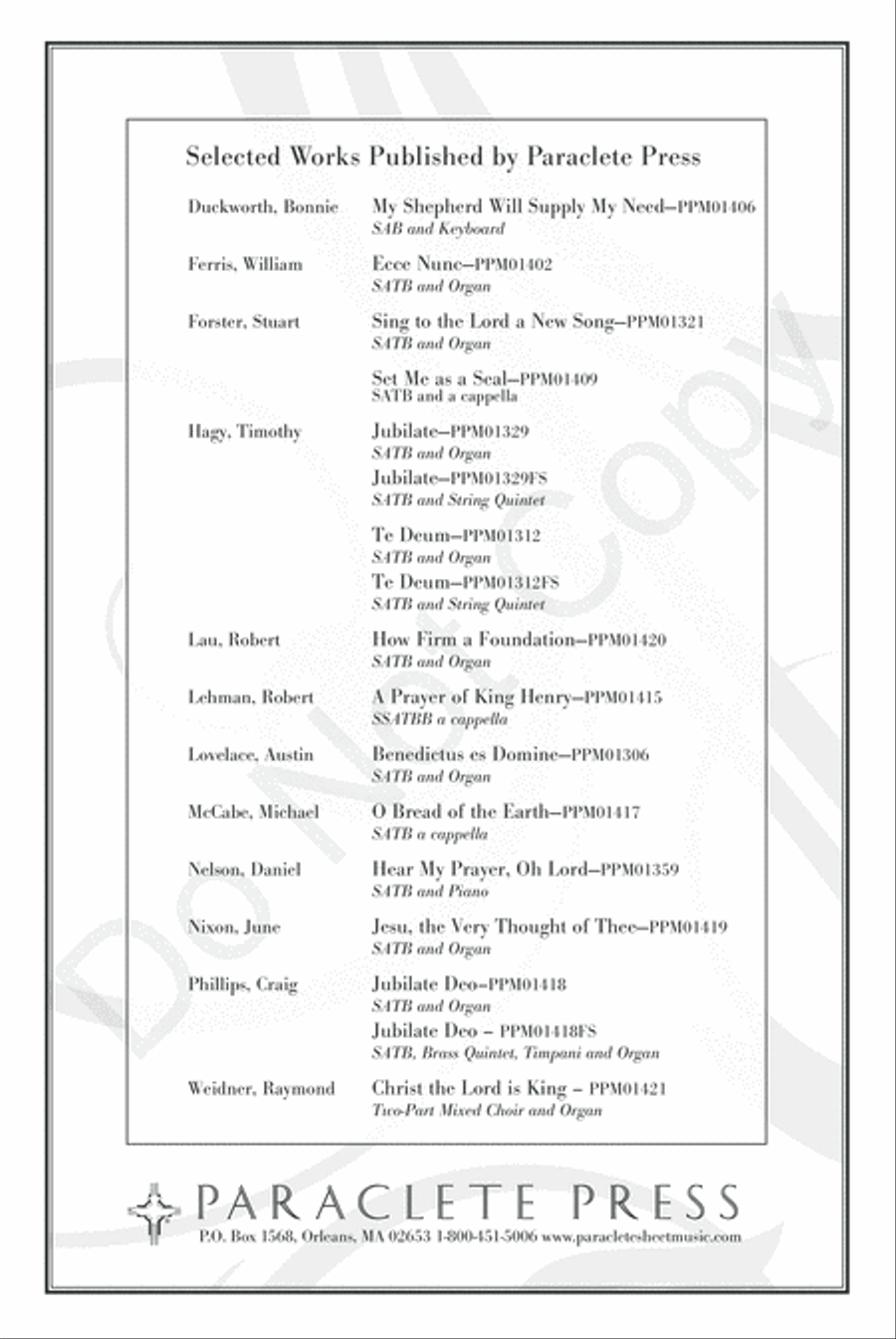 The 23rd Psalm SSAA scores gallery preview page 7