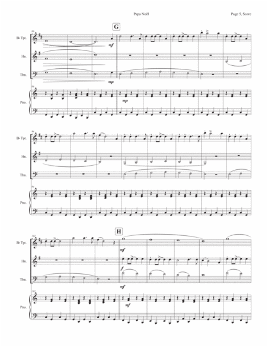 Papa Noel Horn scores gallery preview page 5