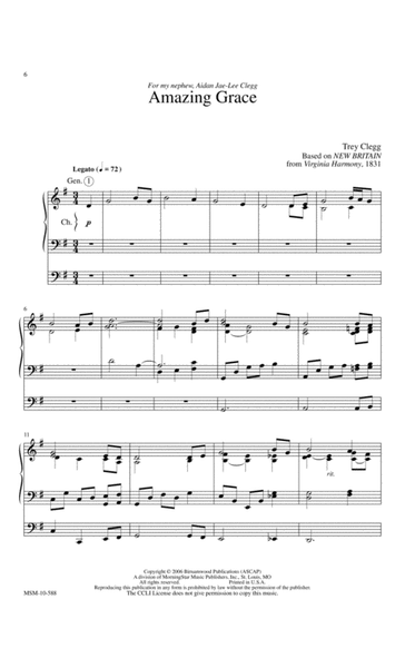 Amazing Grace Three American Hymns image number null