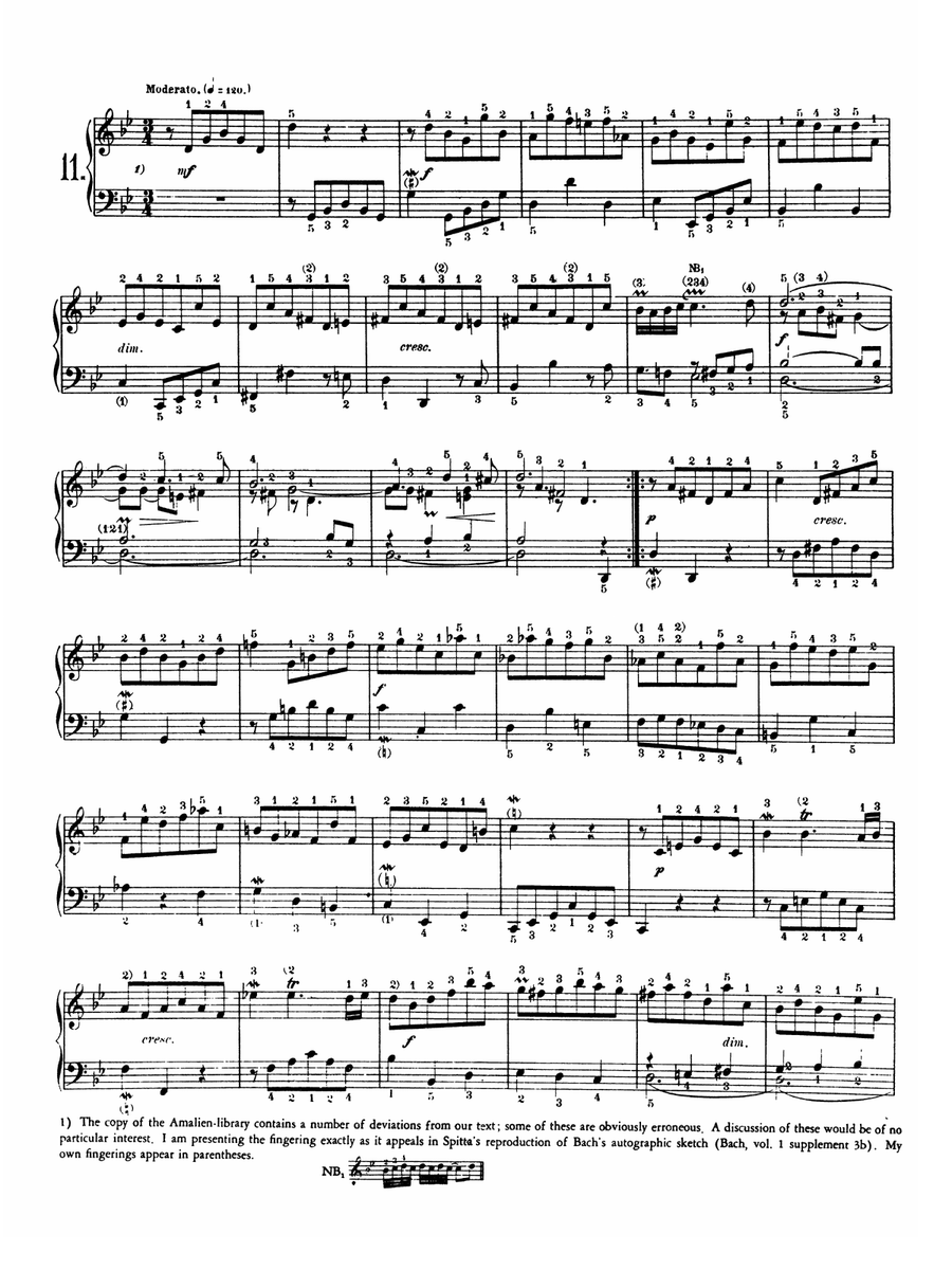 Bach: Twelve Little Preludes