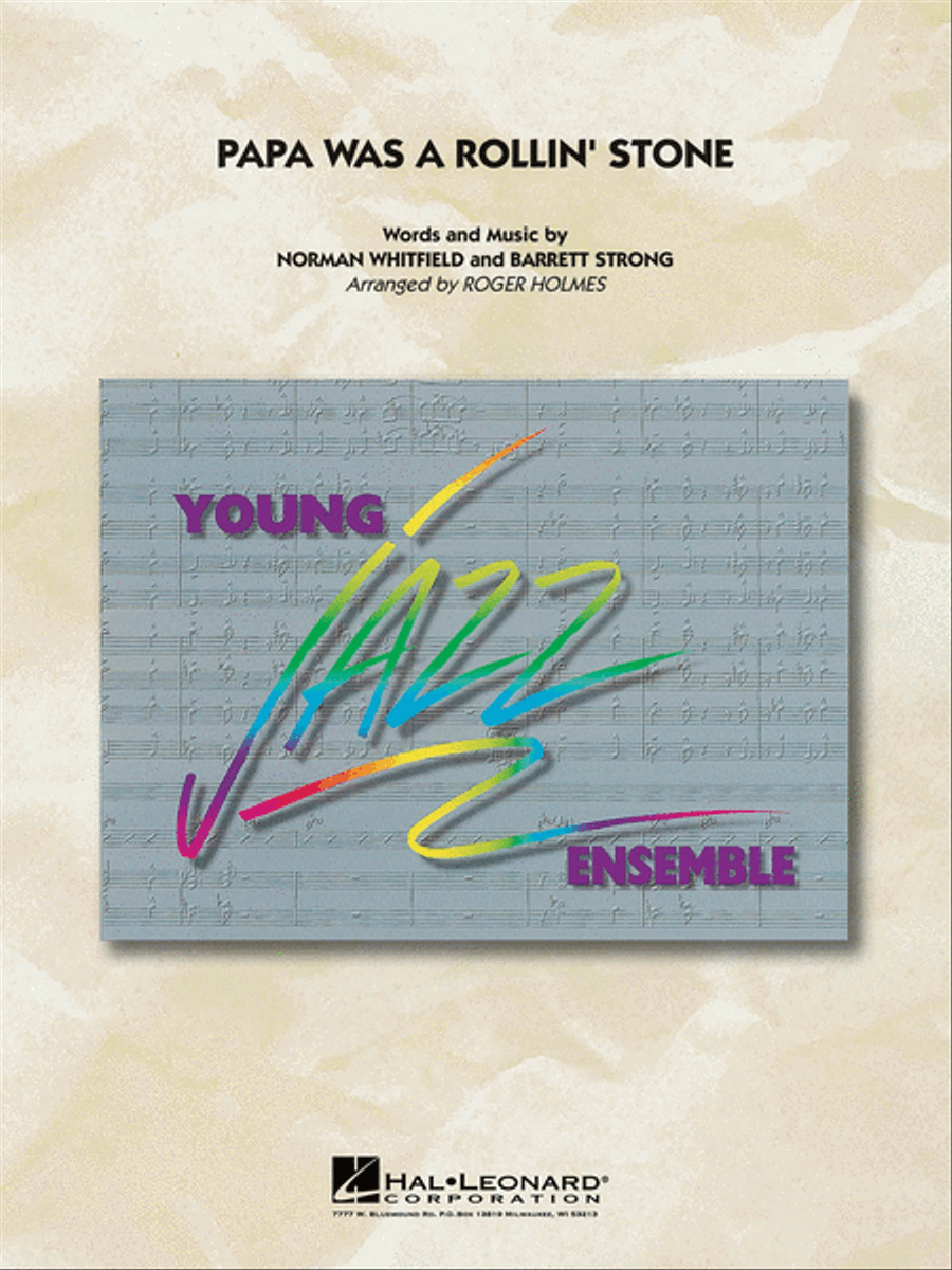 Papa Was a Rollin' Stone Jazz Ensemble scores gallery preview page 1