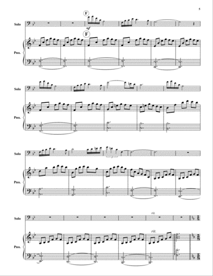 My Little Man (Son: Karlten) Euphonium scores gallery preview page 5