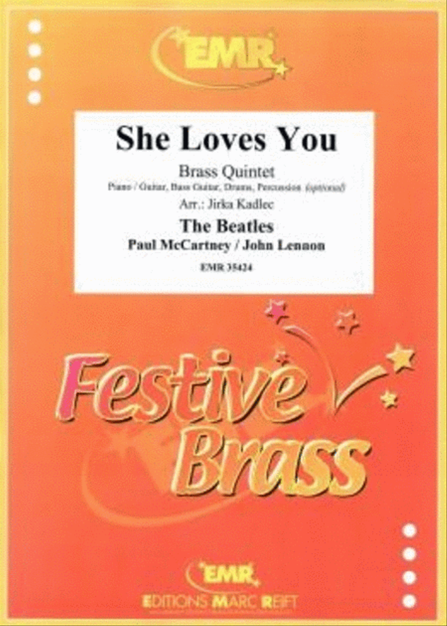 She Loves You Brass Band scores gallery preview page 1