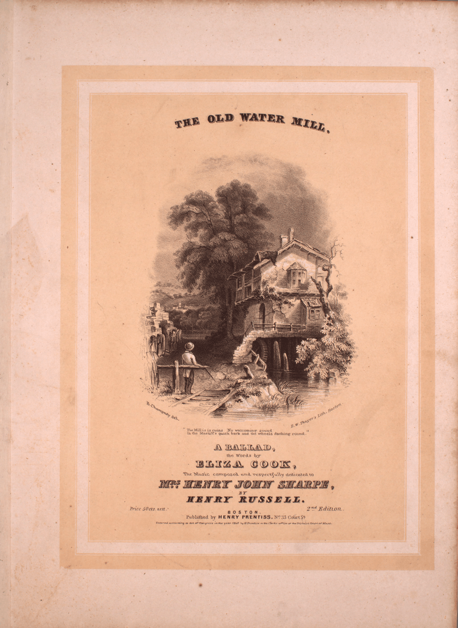The Old Water Mill. A Ballad
