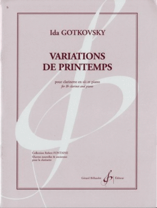 Book cover for Variations de Printemps