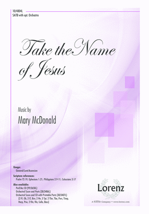 Book cover for Take the Name of Jesus