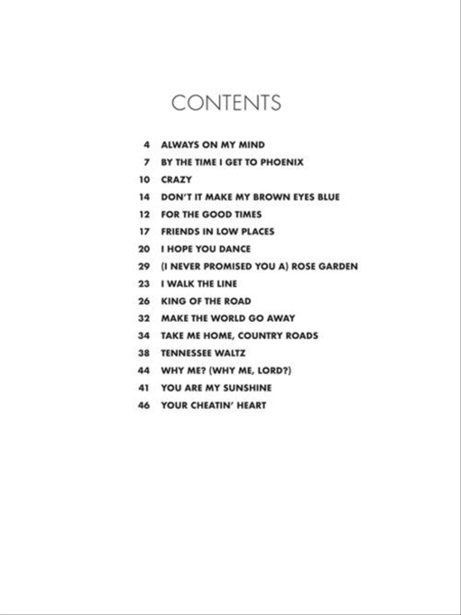 Country Songs with a Classical Flair Piano Solo scores gallery preview page 4