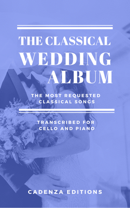 Book cover for 6 Wedding Songs for Cello and Piano