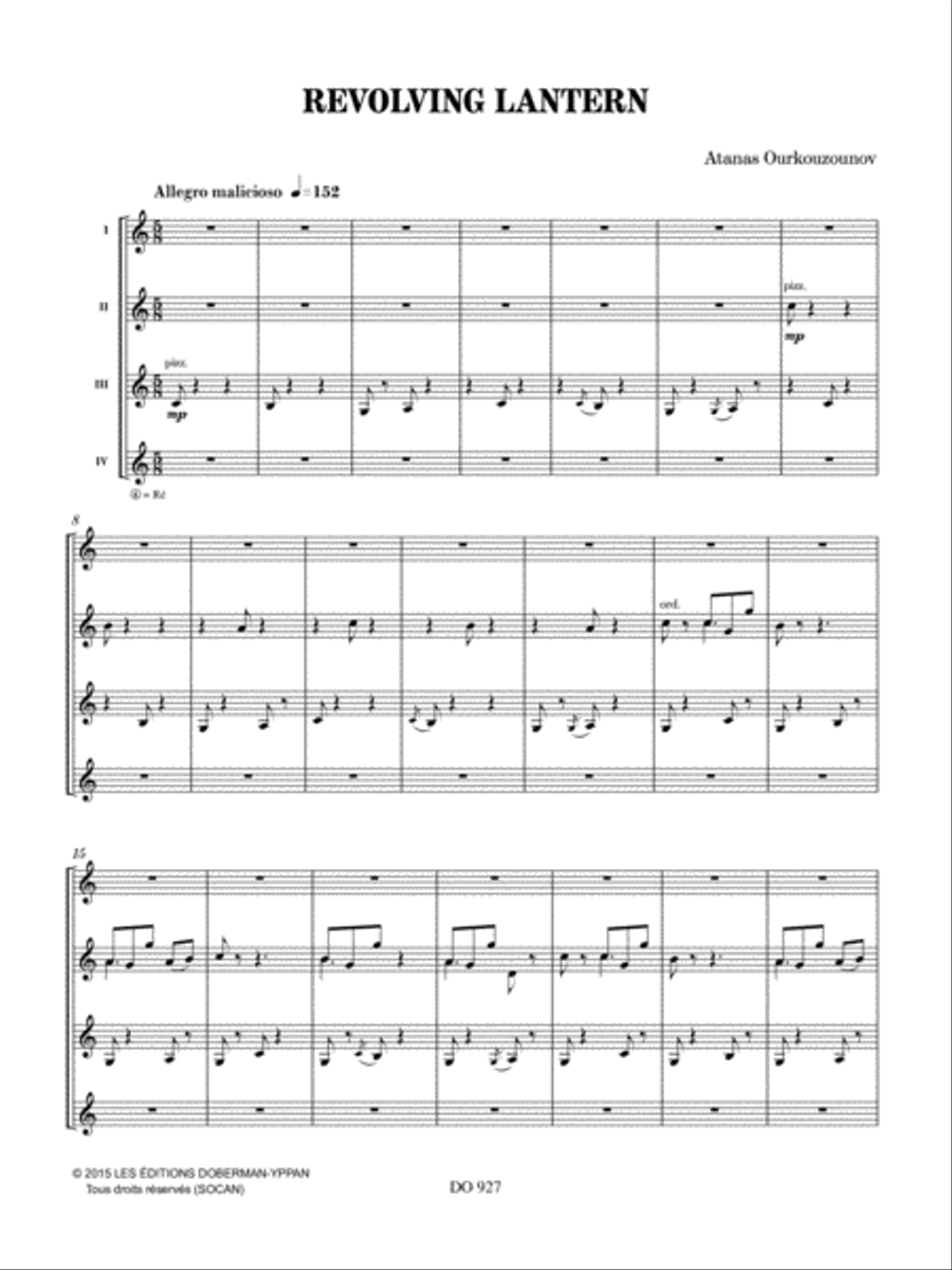 Revolving Lantern Guitar Ensemble scores gallery preview page 4