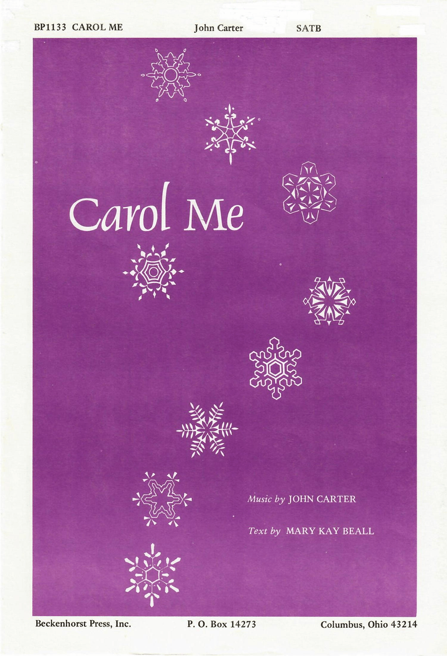 Carol Me 4-Part scores gallery preview page 1
