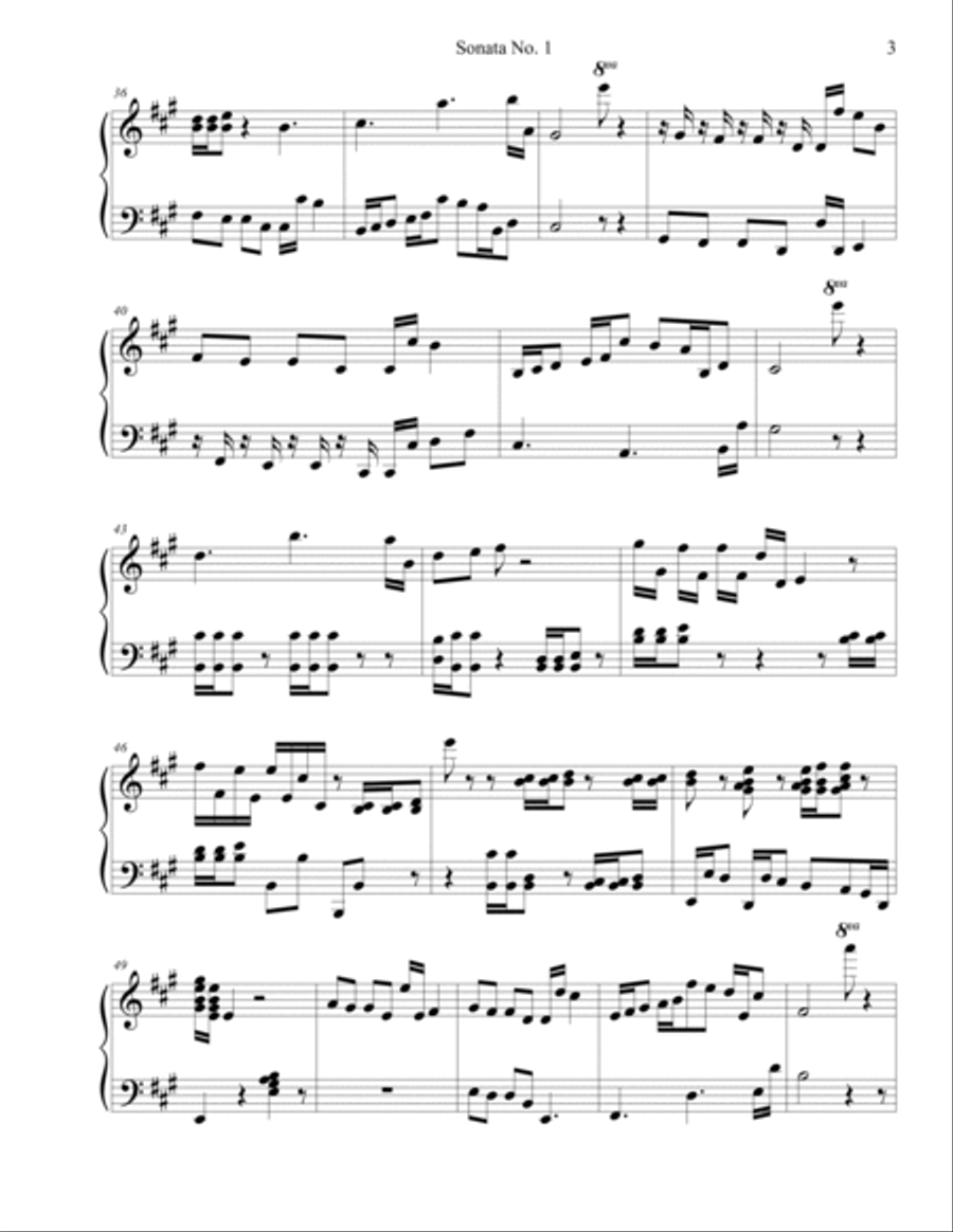 Four 2-Part Sonatas 2-Part scores gallery preview page 4