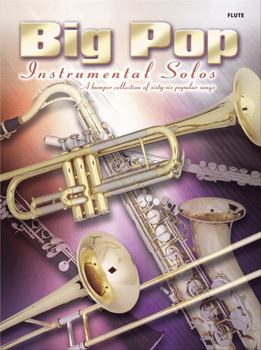 Big Pop Instrumental Solos for Flute Flute Solo scores gallery preview page 1