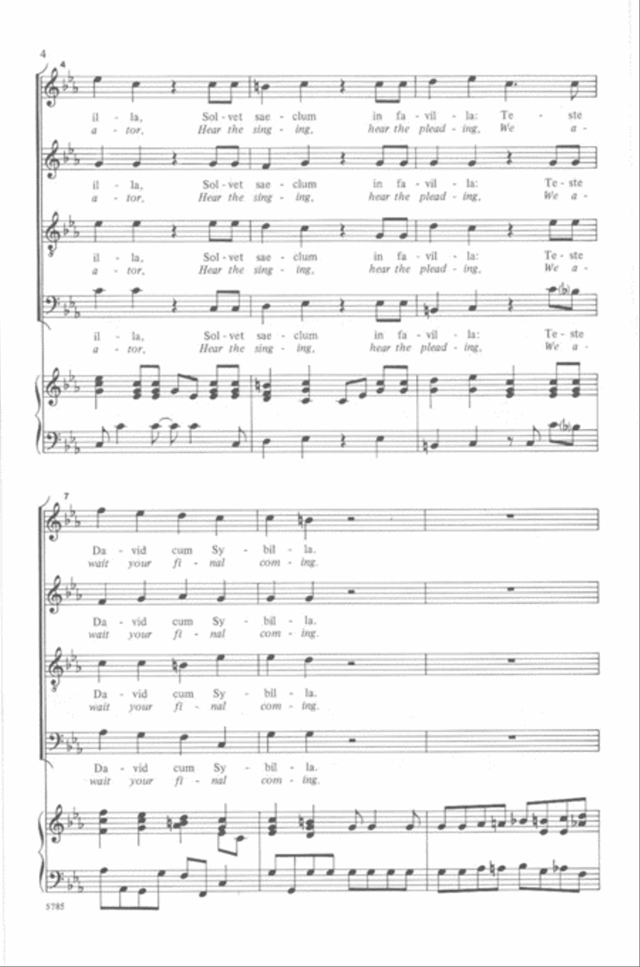 Dies Irae (from Requiem) Dies Irae (from Requiem) 4-Part scores gallery preview page 14