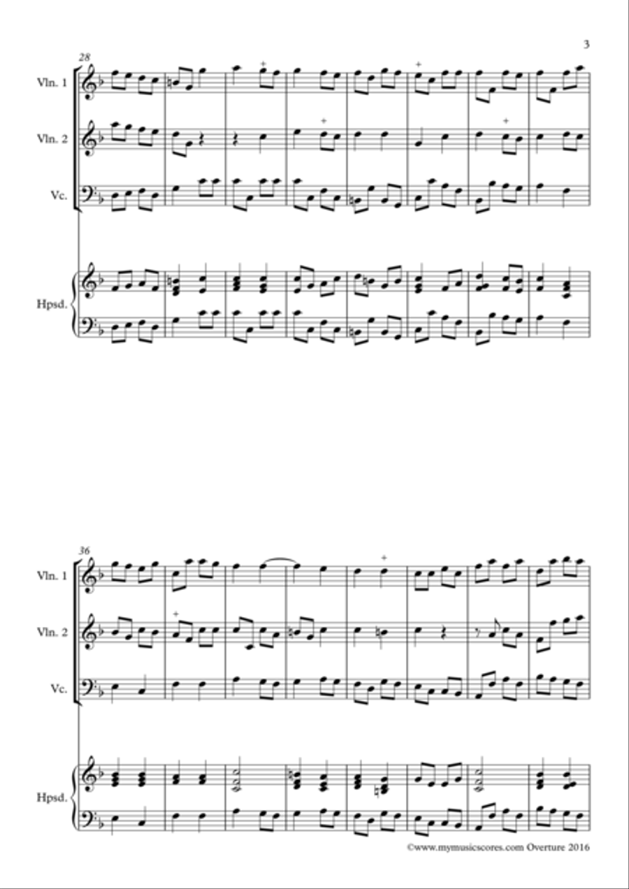 Overture Cello scores gallery preview page 4