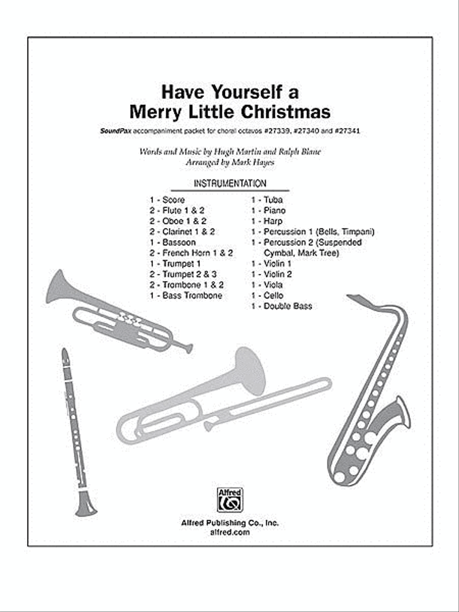 Have Yourself a Merry Little Christmas Choir scores gallery preview page 1