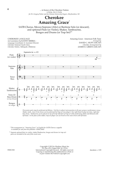 Cherokee Amazing Grace image number null