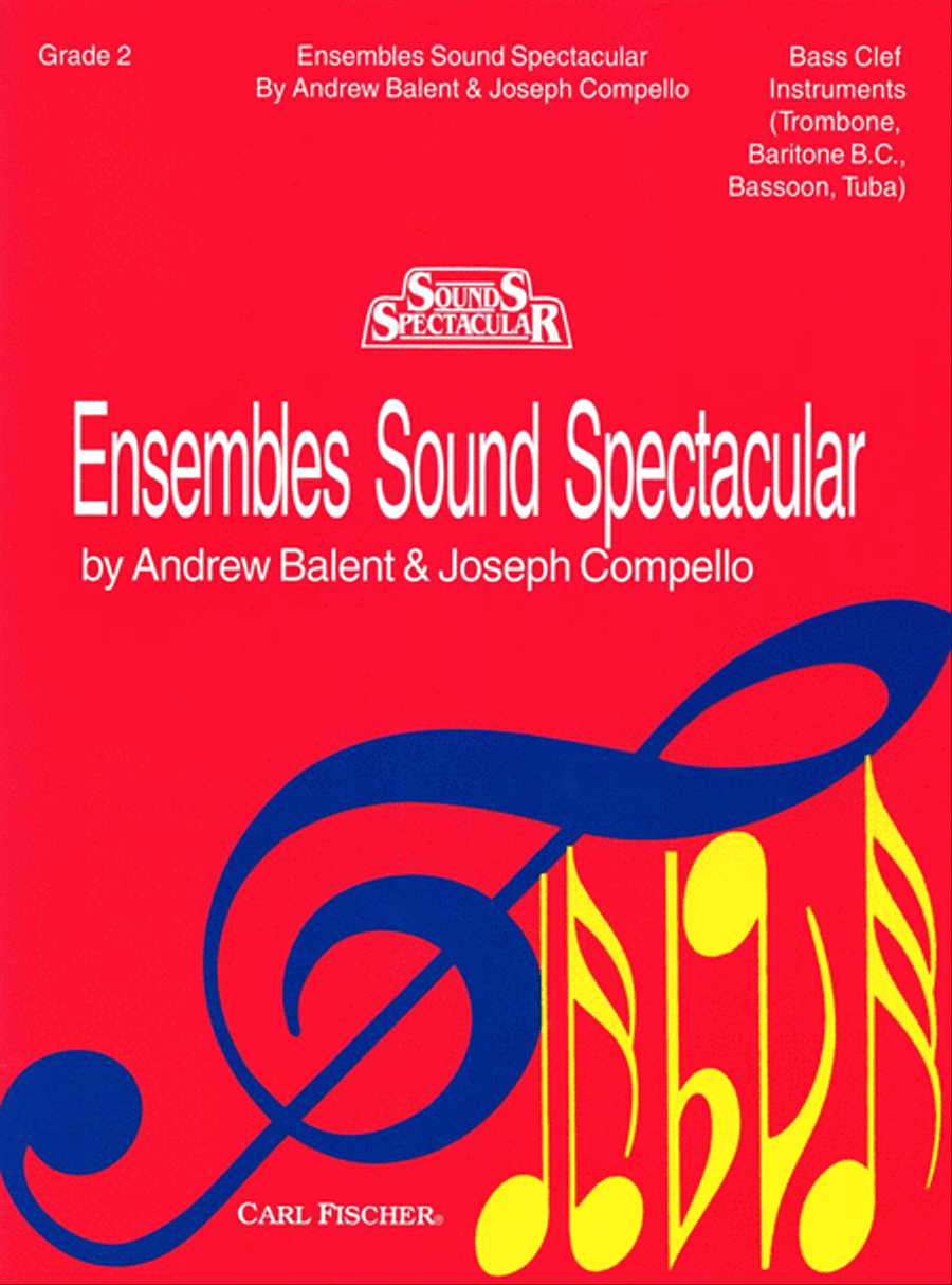 Ensembles Sound Spectacular - Book 2 Concert Band Methods scores gallery preview page 1