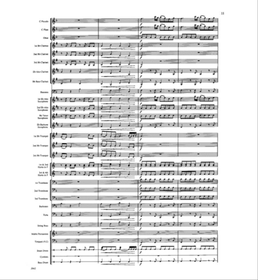 The Magic of Mozart Concert Band scores gallery preview page 11