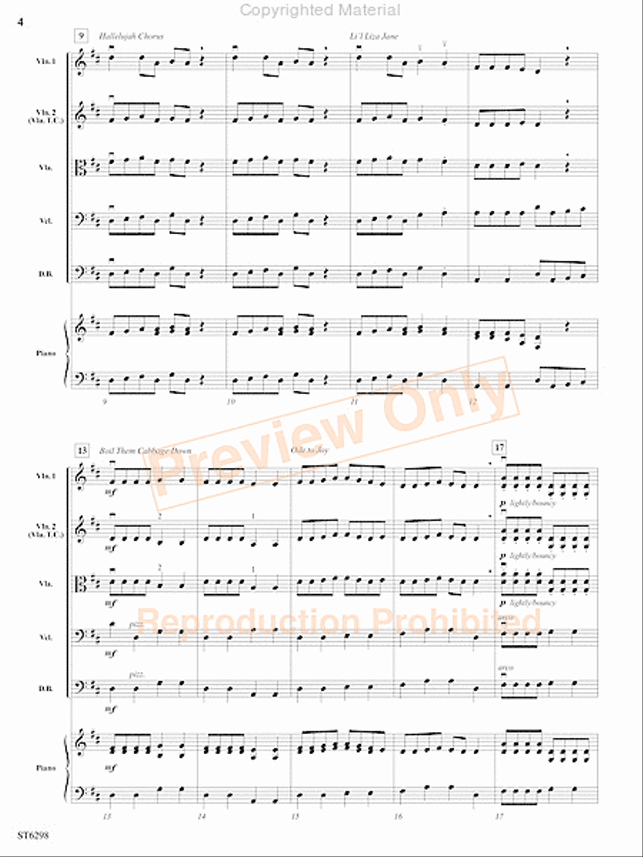 Fiddlin' with the Classics String Orchestra scores gallery preview page 5