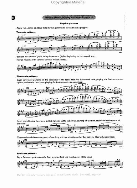 Scales -- Scales and Scale Studies for the Violin
