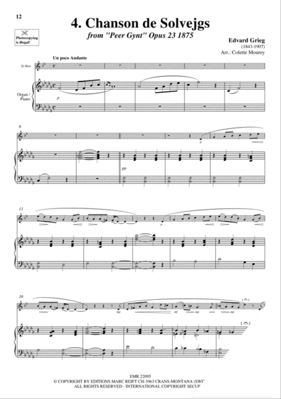 20 Greatest Meditations Voice Solo scores gallery preview page 6