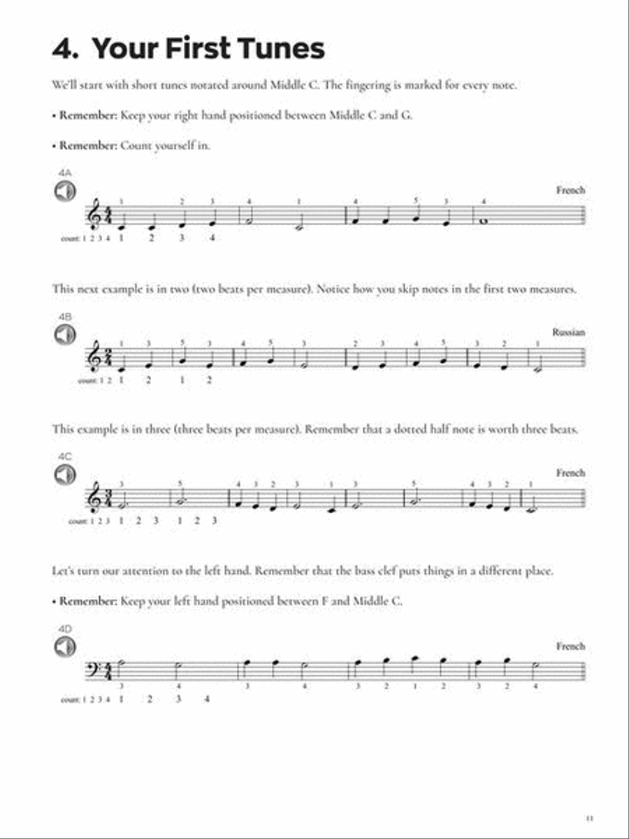 Teach Yourself Classical Piano Piano Method scores gallery preview page 12