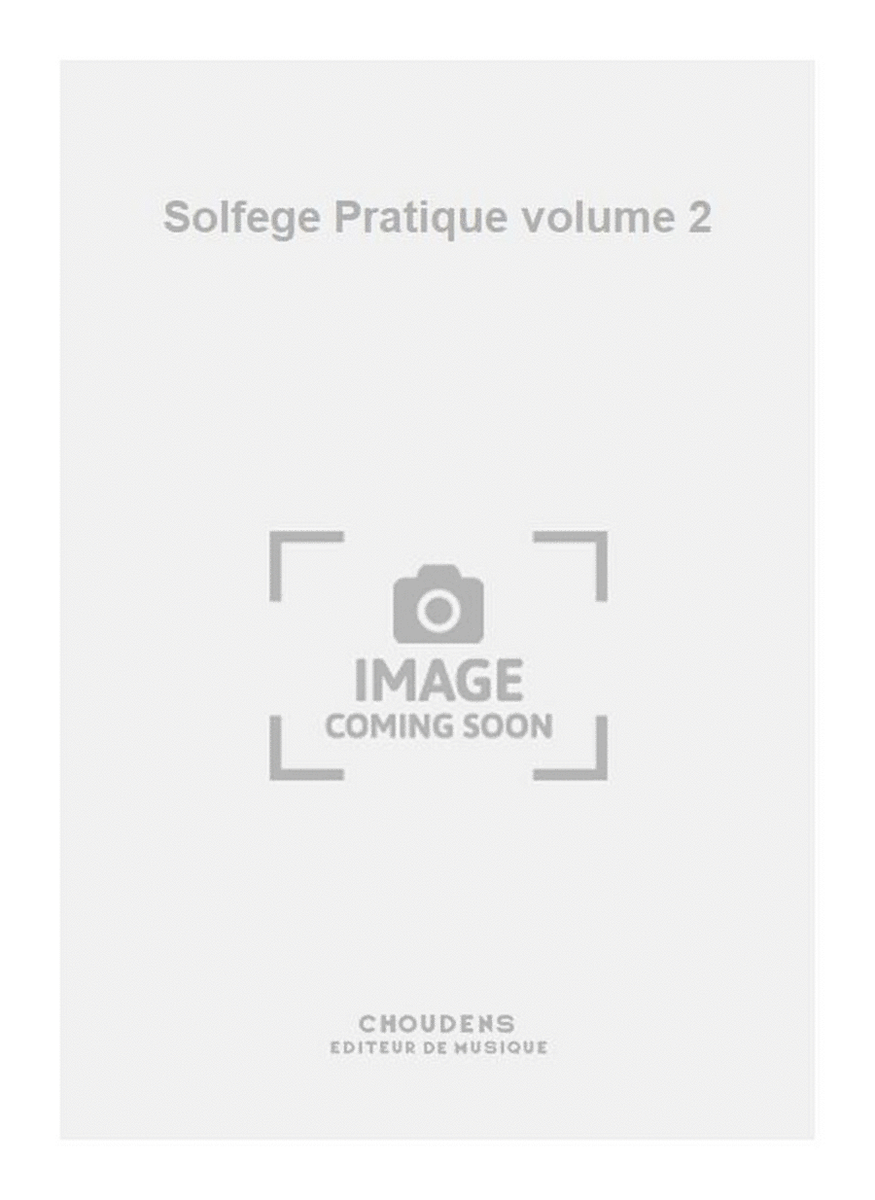 Solfege Pratique volume 2