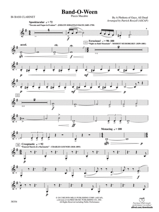 Band-O-Ween: B-flat Bass Clarinet