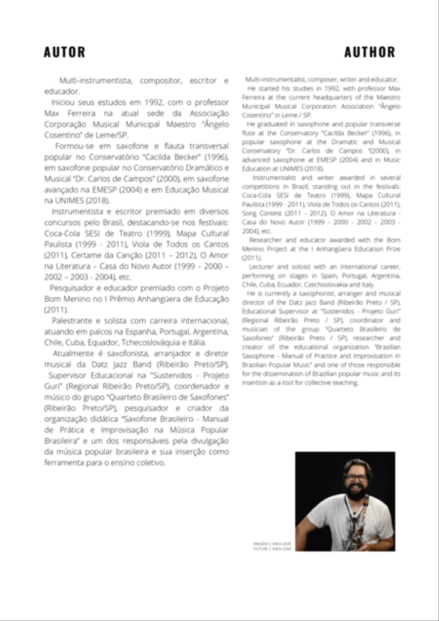 Mariquinhas Mariquinhas Saxophone Quartet scores gallery preview page 5